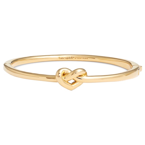 kate spade Jewelry - KATE SPADE • Gold Loves Me Knot Bangle Bracelet